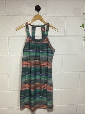 Prana Striped Halter Dress | Built In Bra | Fresh!